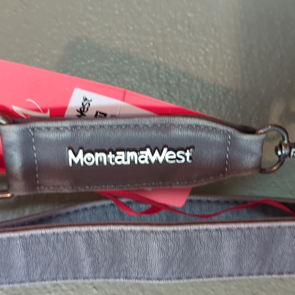 Montana West NWT Bag Gray/Gunmetal Hardware - Picture 6 of 7